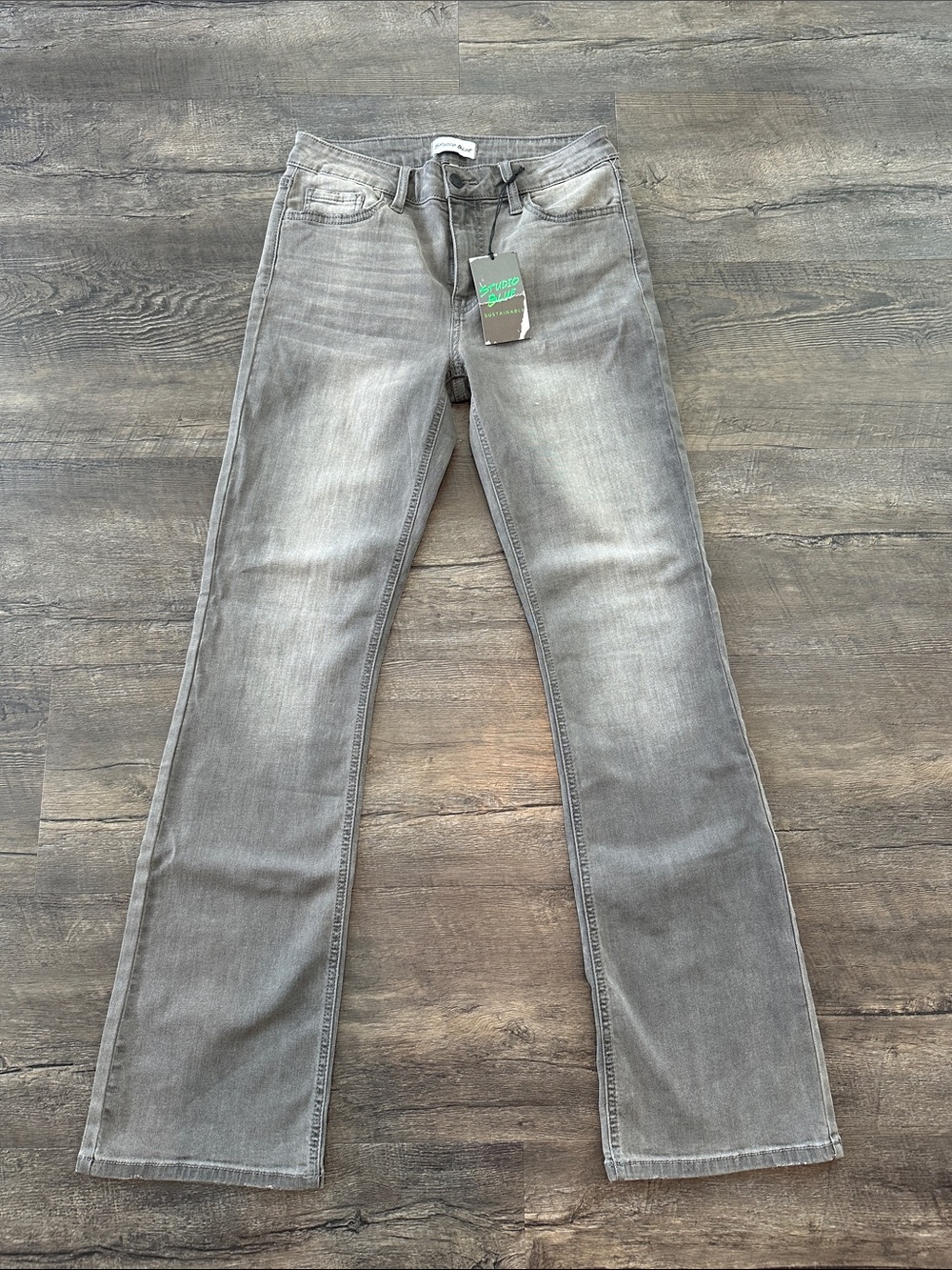 Studio Blue 28 Gray Wash Bootcut Denim